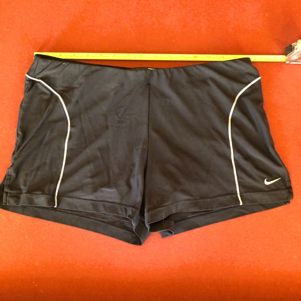 Nike Medium Black shorts with built-in compression shorts